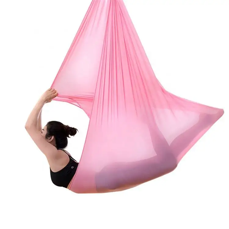 SANFAN Premium-Druck Anti-Schwerkraft-Luft-Nylon-Inversion Tragbares Aerial Swing Yoga-Hängematten gewebe