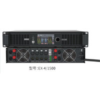 Système de sonorisation pour scène, conférence et club SABINE EX4/300 600 1000 1500 avec processeur DSP, amplificateur numérique quatre canaux et contrôle Dante