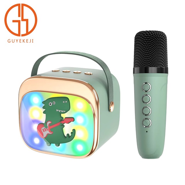 P12 Karaoke Speaker with RGB Light Microphone Suitable for Music Use Gatherings and All Kinds of Entertainment Events