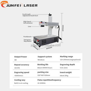 <span class=keywords><strong>Graveur</strong></span> de table JUNFEI CE FDA à laser UV, sans jaunissement, pour plastique, verre, silicone, caoutchouc, ultra-précision 0,005 mm, refroidissement par eau - Product Image 3