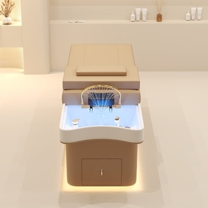 高級サロンタイマッサージベッドライトボックス付きヘッドスパシャンプーベッド - Product Image 6