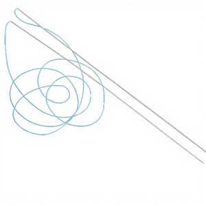 Geasure Medische Hechting Dubbele Naald Meniscus Naald Arthroscopische Knie Insiden Meniscale Reparatie Chirurgie - Product Image 1