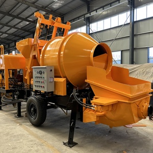 New Portable <strong>Concrete</strong> Pump and <strong>Concrete</strong> Mixers Mini Diesel <strong>Concrete</strong> Mixer With Pump <strong>Machine</strong> for House Building Use - Product Image 2