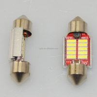 Pièces et accessoires automobiles, éclairage automobile, 12V, 31mm, 10SMD, 4014, Festoon, 10LED, C5W, ampoule LED de lecture pour voiture, pour rénovation/mise à niveau