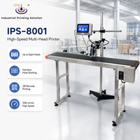 Codificador TIJ de Formato Ancho IPS-8001 con Unión de Cabezales sin Interrupciones para Identificación Industrial de Alta Velocidad