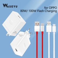 Chargeur rapide SUPERVOOC 100W, adaptateur secteur USB 100W avec câble USB pour OnePlus 13/12R/11 Nord 4 3 2 CE 4 3 Lite 10T 10 9 8