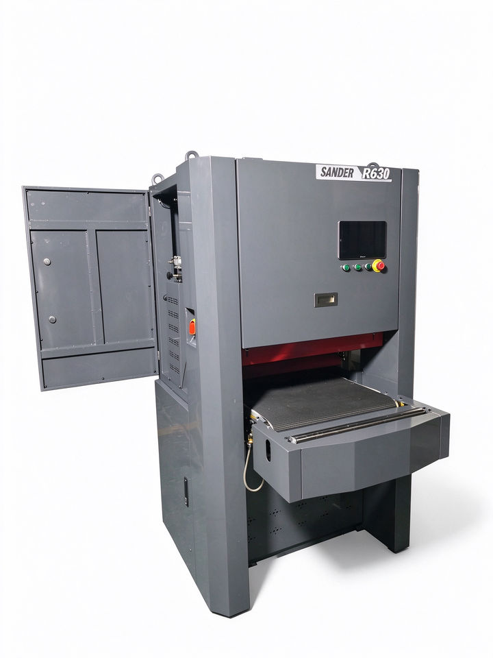 Rust Inspection Sheets Single Belt Sheet Metal Deburring Machine Carbon Steel Surface Grinding ...