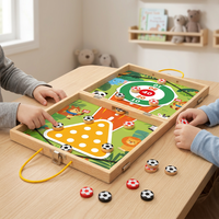 Jeu d'échecs rebondissant en bois, jeu de table interactif pour la famille, pour jouer entre parents et enfants