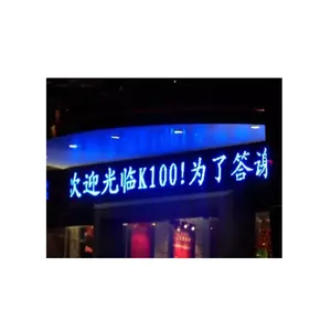 Waterproof DIP SMD P10 Led Display Sign Single Bule Text Moving Screen Led Modules Panels Outdoor