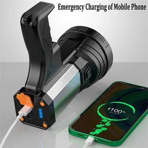 Linterna de Patrulla de Mano Súper Brillante de Alta Potencia, Resistente al Agua, Recargable por USB, Linterna LED Portátil, Linterna Táctica, Linterna de Búsqueda - Product Image 5