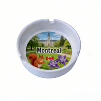 Cendrier en céramique personnalisé, souvenir touristique de Montréal, Canada, vente en gros