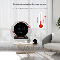 Termostato Inalámbrico Wifi RKHK para Caldera de Gas, Controlador de Temperatura RF con Batería Tuya, Compatible con Alice y Google Home