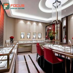 Mostrador de Exhibición de Joyería Moderno con Panel de Vidrio Templado, Vitrina de Vidrio para Tienda Comercial - Product Image 5