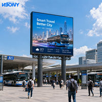 Alta definición impermeable al aire libre LED publicidad pantalla Precio LED TV señal electrónica para Centro Comercial Gran pantalla LED al aire libre