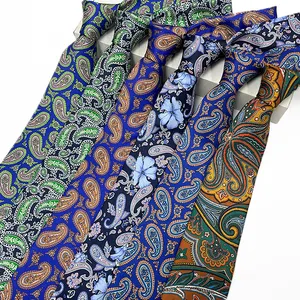 Fornitori all'ingrosso cinesi vendita calda pronta per la spedizione di moda kravat cravatta produttore cravatte homme cravatte cravatte per gli uomini paisley