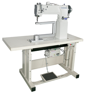 JL-8365R U Arm 360 Degree Single Needle Rotating Automatic Shoe Lockstitch Industrial Sewing Machine Heavy Duty Boots - Product Image 1