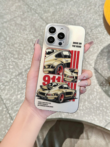 Coque de téléphone Vintage Sports Car 911, Housse IMD Style Course Rétro pour <span class=keywords><strong>iPhone</strong></span> 17/16/15/14 Pro Max, Accessoires Mobiles - Product Image 6