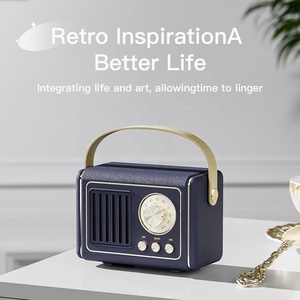 P19 Retro Altavoz Vintage reproductor de música portátil estilo Retro clásico Vintage Radio Mini Retro Vintage Radio Bluetooh altavoz - Product Image 3