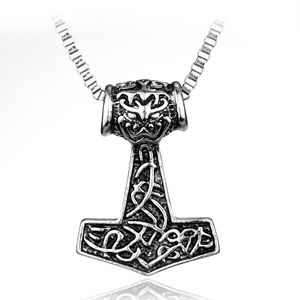อนิเมะค้อนเครื่องประดับสร้อยคอจี้ผู้ชายนอร์ส <span class=keywords><strong>mjolnir</strong></span> เวทมนตร์ - Product Image 6