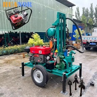 Prix de gros, nouvelle condition, foreuse hydraulique diesel pour puits d'eau de 25 CV, foreuse avec moteur de pompe