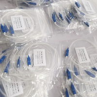 Connecteur mâle jaune SC PC UPC APC queue de cochon à fibre optique monomode Simplex utilisé pour les réseaux WIFI 4G pour adaptateur de coupleur FTTH