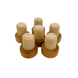 Tapón de madera para botella de <span class=keywords><strong>vino</strong></span>, práctico tapón de corcho para <span class=keywords><strong>vino</strong></span> <span class=keywords><strong>tinto</strong></span> - Product Image 3