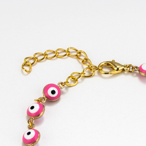 Bracelets porte-bonheur hamsa plaqué or, nouvelle collection, vente en gros, breloques tendance, œil maléfique, porte-bonheur - Product Image 5