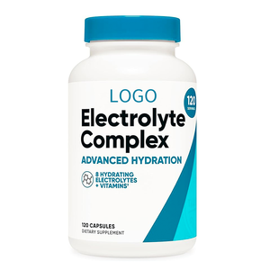 Capsule di sale Superfood 175mg integratori elettrolitici di idratazione vitamina <span class=keywords><strong>D</strong></span> B6 sodio potassio magnesio calcio nutrizione sportiva - Product Image 1
