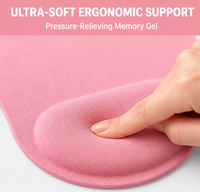 Tapis de souris ergonomique pour soulager le syndrome du canal carpien - Support de poignet orthopédique en EVA pour usage au bureau et utilisateurs fréquents d'ordinateur