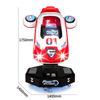 Simulateur de vol d'avion à monnayeur, jeu d'arcade dynamique commercial parent-enfant pour enfants