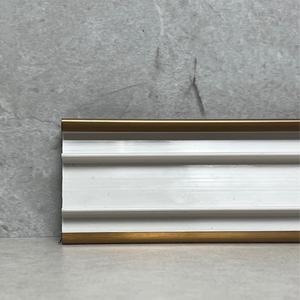 Plinthe en acier inoxydable pour plaques de plâtre et cloisons sèches – Profilés décoratifs métalliques modernes - Product Image 2