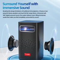 Mini projecteur C900 Moyenne à Longue Focale Portable Haute Définition 3D Power Bank