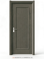 Porte coupe-feu en bois pour hôtel, hôpital, projet d'ingénierie intérieure