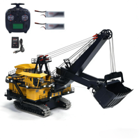 Mini-excavatrice électrique télécommandée P&H 4100XPC 1/25, modèle RTR à assembler, excavatrice minière en métal