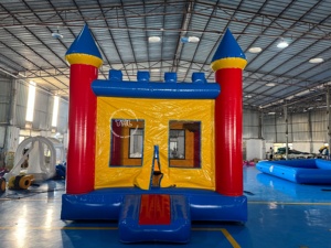 Castillo Inflable <span class=keywords><strong>de</strong></span> Alta Calidad para Exteriores, Equipo <span class=keywords><strong>de</strong></span> Juego Suave <span class=keywords><strong>de</strong></span> PVC, Colorido, Comercial, para Saltar y Brincar - Product Image 5