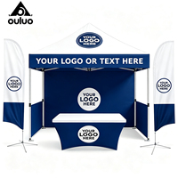 Impression de logo personnalisé, publicité intérieure/extérieure, événements, auvent pliable, tente de salon professionnel, 420D Oxford, pliable, portable, aluminium