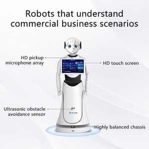 <span class=keywords><strong>Robot</strong></span> de réception humanoïde Alice AI avec interaction vocale intelligente et écran tactile pour un accueil et une orientation efficaces dans les hôtels - Product Image 4