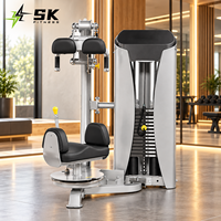 Machine à torsion rotative à genouillères SK-HST-43 pour projets de salles de sport commerciales, équipement de renforcement du tronc avec pile de poids et volume de 2,5 m³
