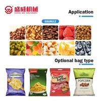 Machine de conditionnement et de remplissage de sachets oreillers pour noix de macadamia, amandes, noisettes, légumineuses, avec balance électronique personnalisée pour peser et remplir