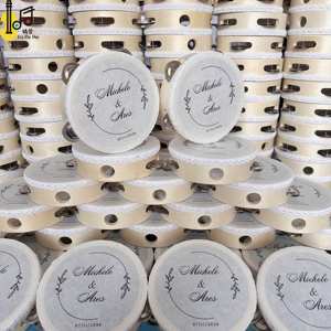 Tambourins portatifs en gros, instruments de musique bruyants pour mariages et fêtes, tambourins de 6 pouces pour l'église, prix du tambourin - Product Image 6