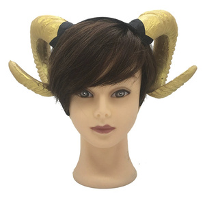 Diademas simuladas <span class=keywords><strong>de</strong></span> astas <span class=keywords><strong>de</strong></span> oveja y <span class=keywords><strong>ciervo</strong></span>, accesorios para fiesta <span class=keywords><strong>de</strong></span> Halloween/Navidad, pinzas para el cabello, superventas, accesorios para animales - Product Image 2