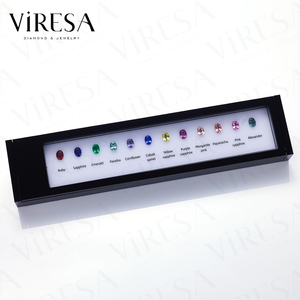 Kim cương màu sắc biểu đồ công cụ Đá quý màu sắc tham khảo biểu đồ trang sức làm phòng thí nghiệm phát triển <span class=keywords><strong>Ruby</strong></span> Sapphire Paraiba Spinel kim cương - Product Image 3