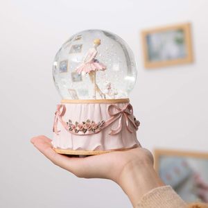 Globo de Nieve de Bailarina de Resina Ecológica Hecho a Medida con Purpurina, Globo de Agua Musical de Ballet para Niñas, Hijas, Esposas - Pintado a Mano - Product Image 2