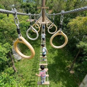 Circuito de Obstáculos de Cuerdas <span class=keywords><strong>en</strong></span> la Jungla de Primera Calidad, Circuito de Obstáculos de Cuerdas <span class=keywords><strong>en</strong></span> la Jungla Resistente <span class=keywords><strong>para</strong></span> Aventuras Aéreas - Product Image 1