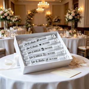 For <b>Bubble</b> <b>Tubes</b>, 100Pcs Custom Wedding <b>Bubbles</b> Labels, Waterproof Clear Stickers Tags - Product Image 1