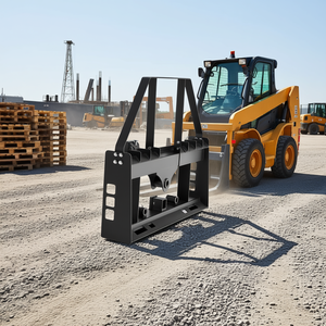 Estructura de Horquillas para Paletas para Minicargadora, 45 Pulgadas, Enganche Rápido, Receptor de Enganche de 2 Pulgadas, Accesorio de Construcción con Deflector de Seguridad Universal - Product Image 2