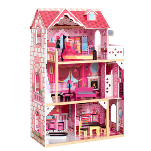 Unisex <strong>Children's</strong> Wooden Doll House Furniture Kit Simulated Pretend House <strong>Accessories</strong> Set Educational Toy Gift for Kids - Product Image 1