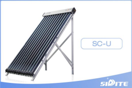 Chauffe-eau solaire thermique à tubes sous vide autonome pour installation domestique, à caloducs pressurisés, conception séparée - Product Image 2