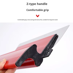 Spatule de finition industrielle en acier inoxydable pour murs et sols, outil de nivellement et de raclage - Product Image 5