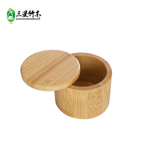 <b>Bamboo</b> screw-top kitchen tea storage box, household kitchen seasoning jar, creative <b>bamboo</b> storage <b>container</b>, source factory. - Product Image 1
